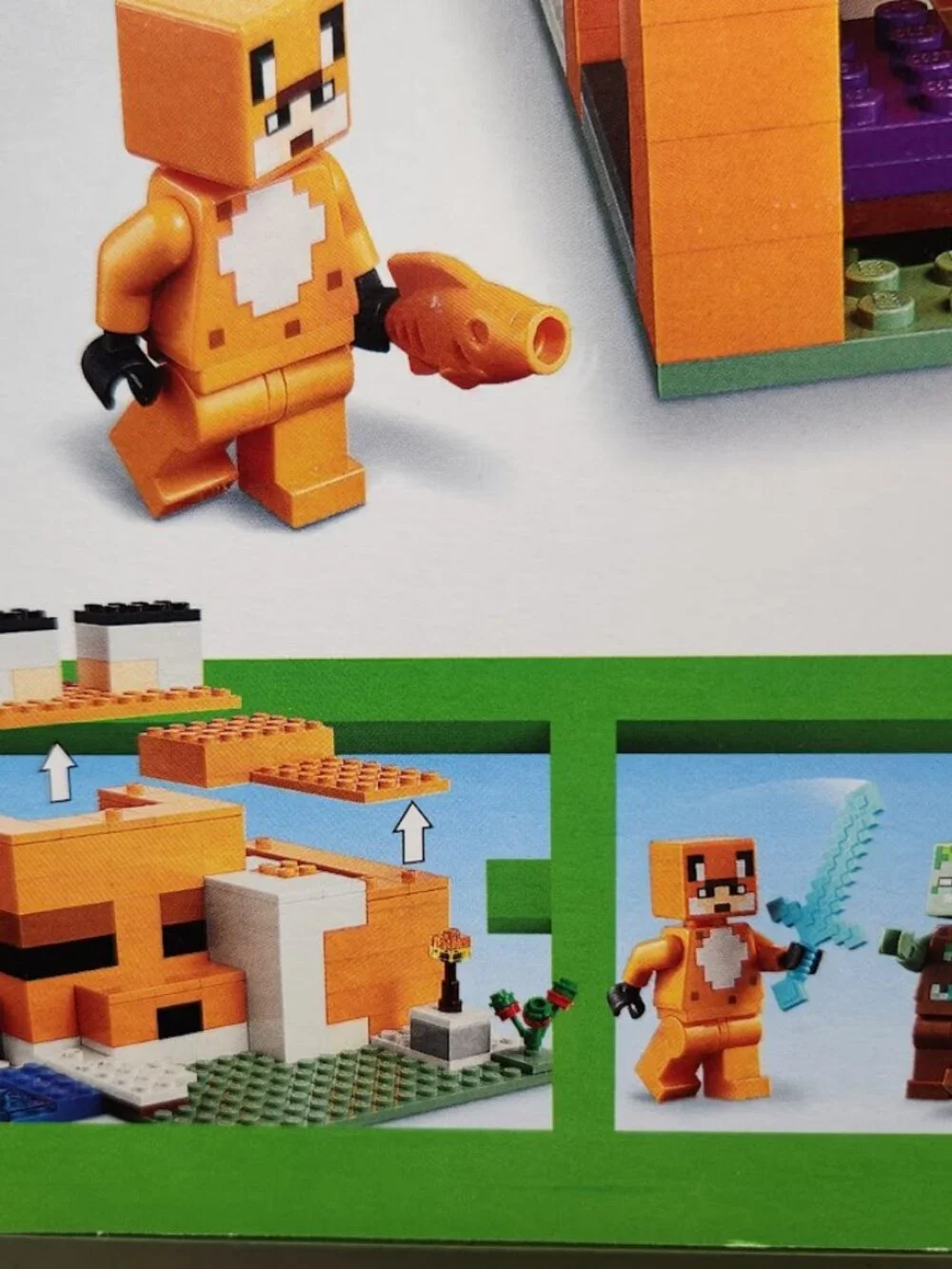 NEW LEGO MINECRAFT Fox Lodge House 21178 Drowned Zombie Christmas Gift You will